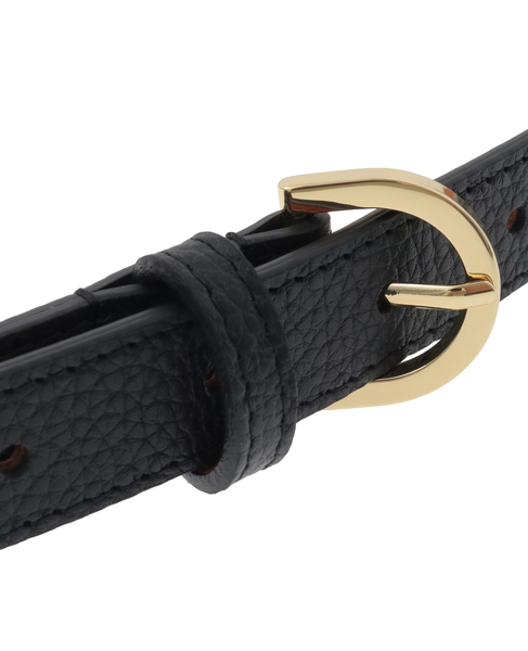 【MAISON BOINET/メゾンボワネ】ベルト/Mathide - 20mm Buckle: Gold 詳細画像 ブラック 3