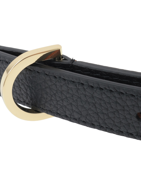 【MAISON BOINET/メゾンボワネ】ベルト/Mathide - 20mm Buckle: Gold 詳細画像 ブラック 5