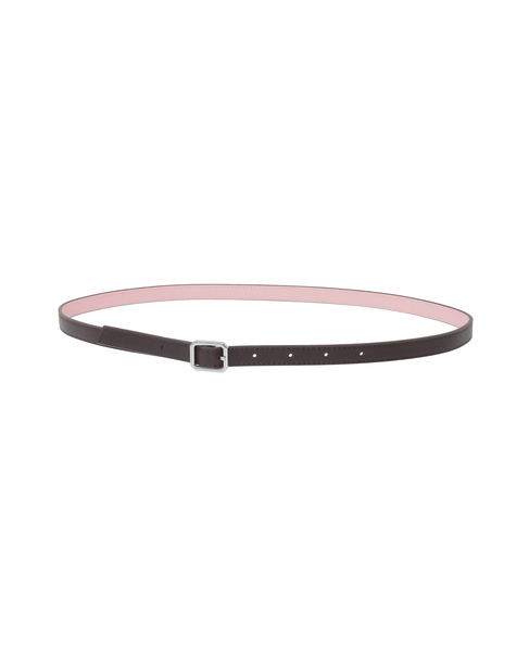 【MAISON BOINET/メゾンボワネ】ベルト/Nina - 15mm Buckle: Silver 詳細画像 ブラウン 1