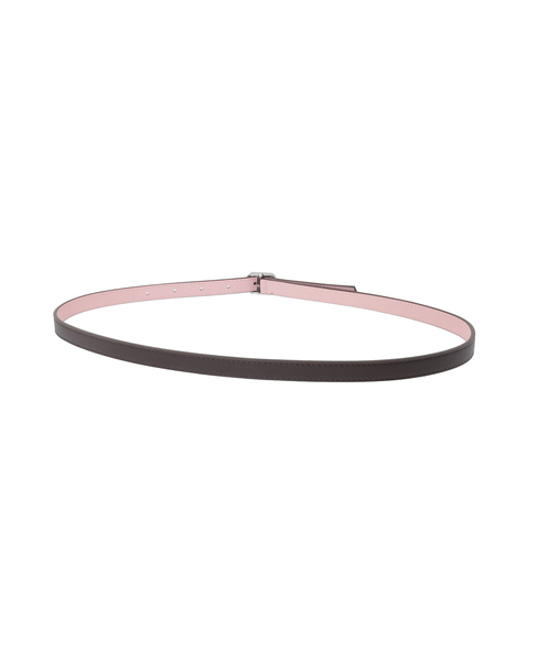 【MAISON BOINET/メゾンボワネ】ベルト/Nina - 15mm Buckle: Silver 詳細画像 ブラウン 2