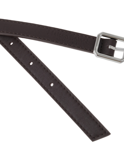 【MAISON BOINET/メゾンボワネ】ベルト/Nina - 15mm Buckle: Silver 詳細画像 ブラウン 3