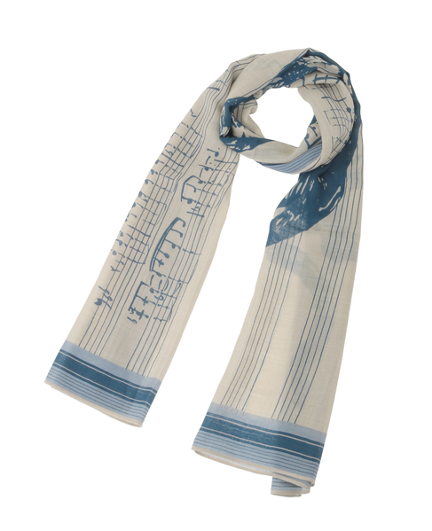 【INOUI EDITIONS/イヌイエディション】ストール/SCARF 55 IMPROMPTU 詳細画像 ブルー 1