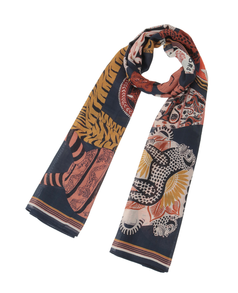 【INOUI EDITIONS/イヌイエディション】ストール/SCARF 70 COLLECTIONNEUR 詳細画像 ブルー 1