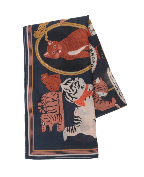 【INOUI EDITIONS/イヌイエディション】ストール/SCARF 70 COLLECTIONNEUR 詳細画像 ブルー 2