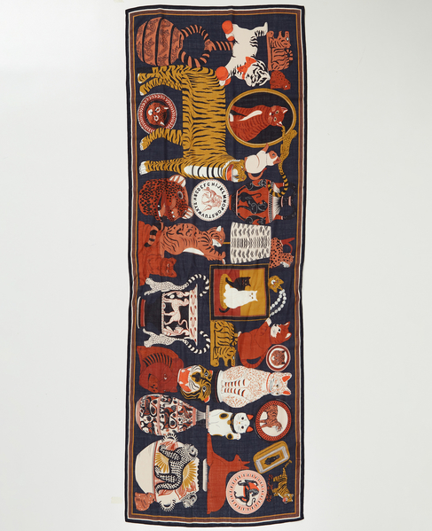【INOUI EDITIONS/イヌイエディション】ストール/SCARF 70 COLLECTIONNEUR 詳細画像 ブルー 8