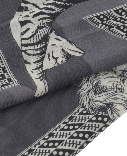 【INOUI EDITIONS/イヌイエディション】ストール/SCARF 70 LES CHERIS 詳細画像 ブラック 3