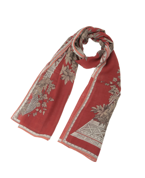 【INOUI EDITIONS/イヌイエディション】ストール/SCARF 80 1889 詳細画像 テラコッタ 7