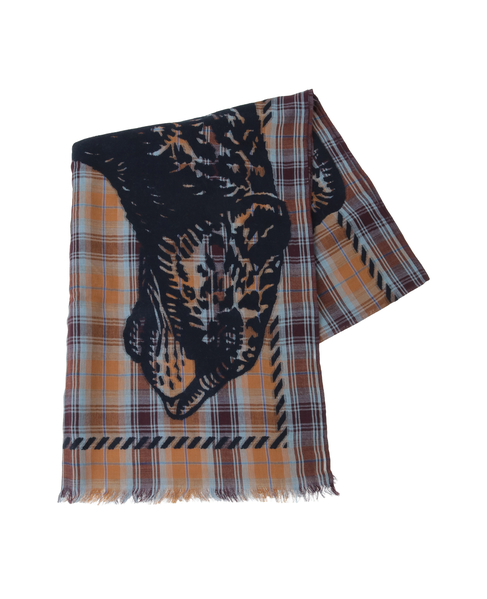 【INOUI EDITIONS/イヌイエディション】スカーフ/SCARF 80 3D GOMMERY 詳細画像 ネイビー 2