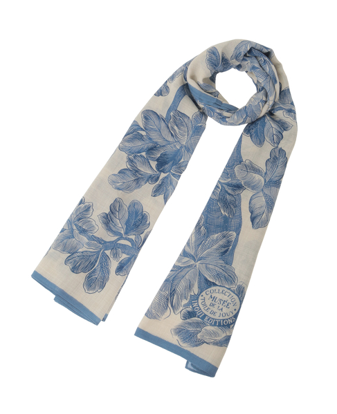 【INOUI EDITIONS/イヌイエディション】スカーフ/SCARF 100 ARBORIS 詳細画像 ブルー 1