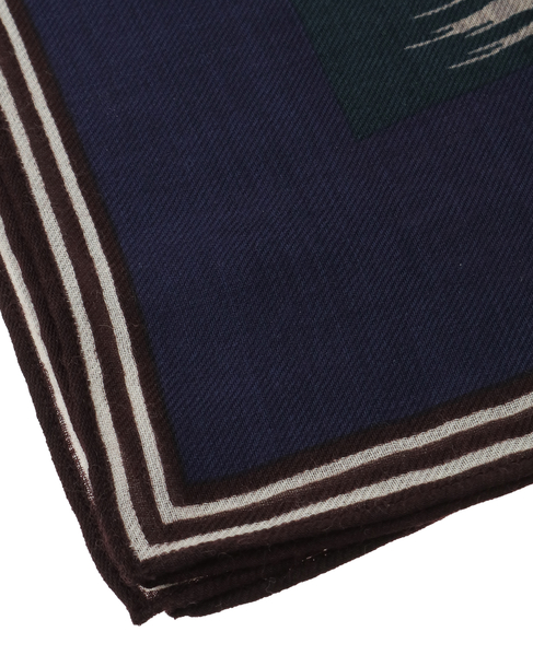 【INOUI EDITIONS/イヌイエディション】スカーフ/SCARF 100 OURS 詳細画像 ネイビー 5