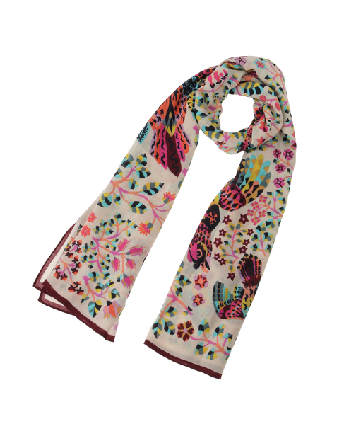 【INOUI EDITIONS/イヌイエディション】スカーフ/SCARF 100 RENE PERROT 詳細画像 パステル 1