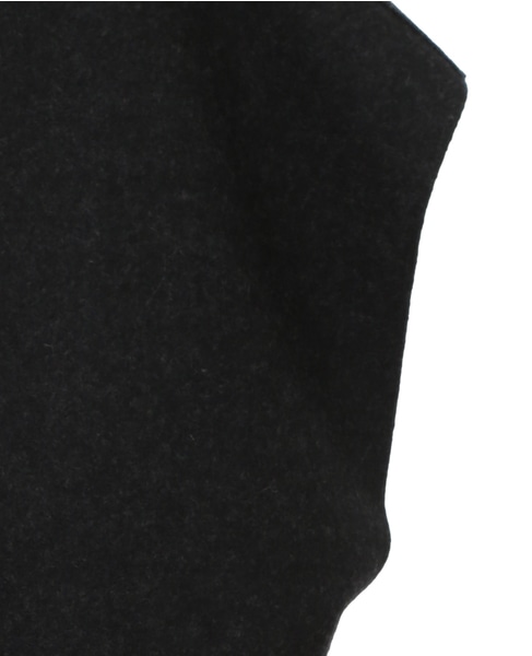【ESLOW】TOP MELTON PONCHO 詳細画像 チャコールグレー 10
