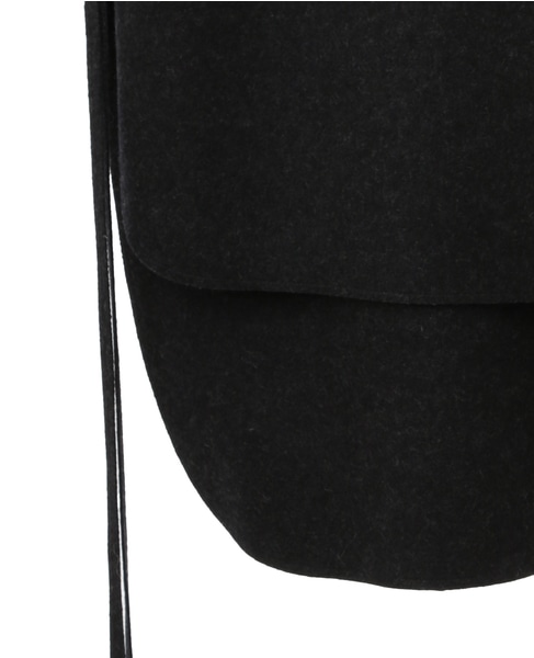 【ESLOW】TOP MELTON PONCHO 詳細画像 チャコールグレー 11