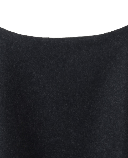 【ESLOW】TOP MELTON PONCHO 詳細画像 チャコールグレー 3