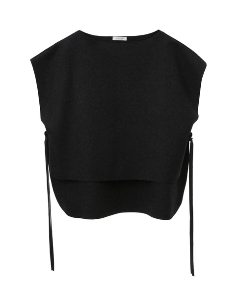 【ESLOW】TOP MELTON PONCHO 詳細画像 チャコールグレー 7