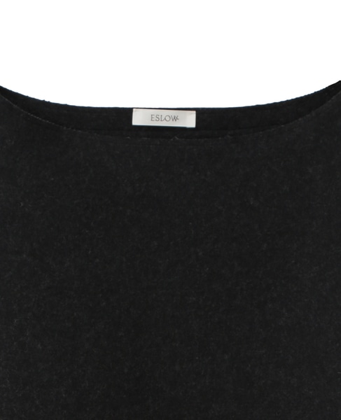 【ESLOW】TOP MELTON PONCHO 詳細画像 チャコールグレー 9