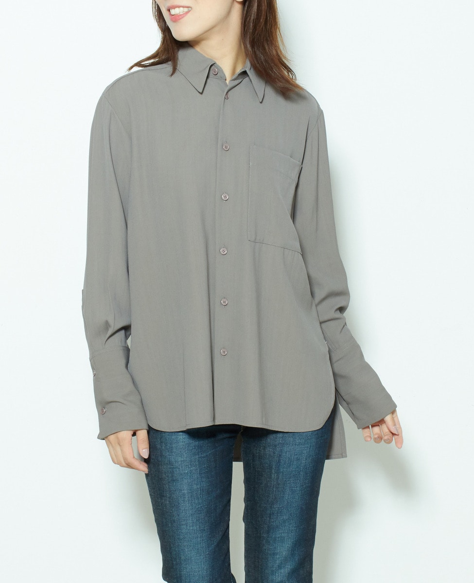 Currentage ドレープシャツ 商品詳細 メルローズ公式通販 Melrose Store メルローズストア