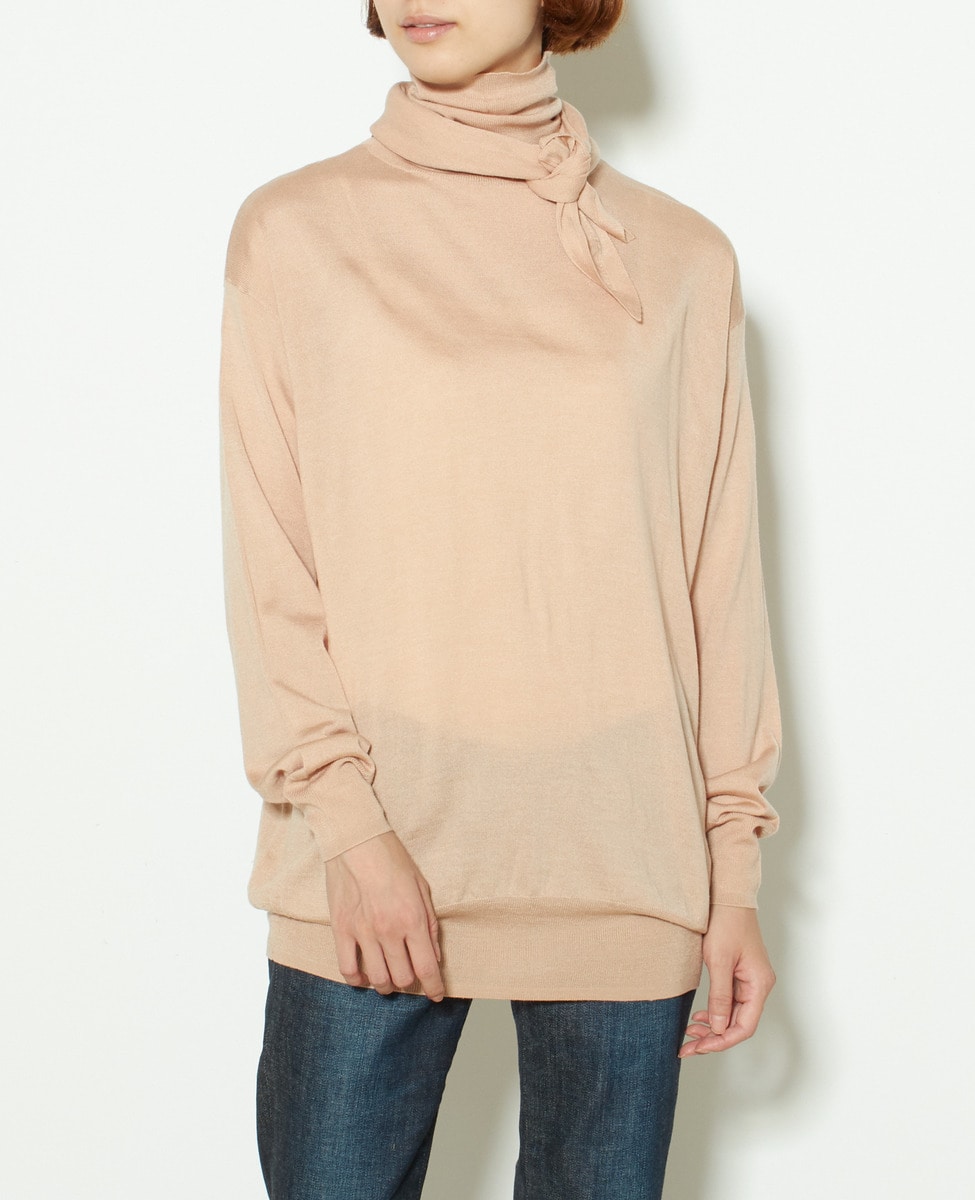 Currentage ウールシルクタートルネックニット 商品詳細 メルローズ公式通販 Melrose Store メルローズストア