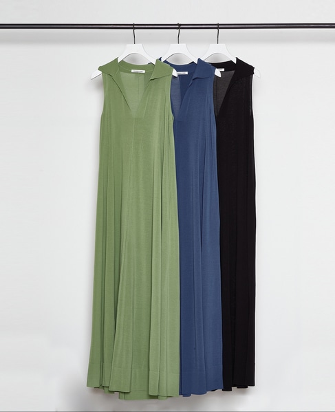 Currentage スキッパーテントラインニットワンピース 商品詳細 メルローズ公式通販 Melrose Store メルローズストア