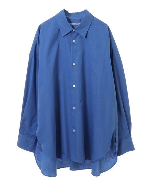 CURRENTAGE/SHIRTS CLOTH レギュラーカラーシャツ 詳細画像 ブルー 1