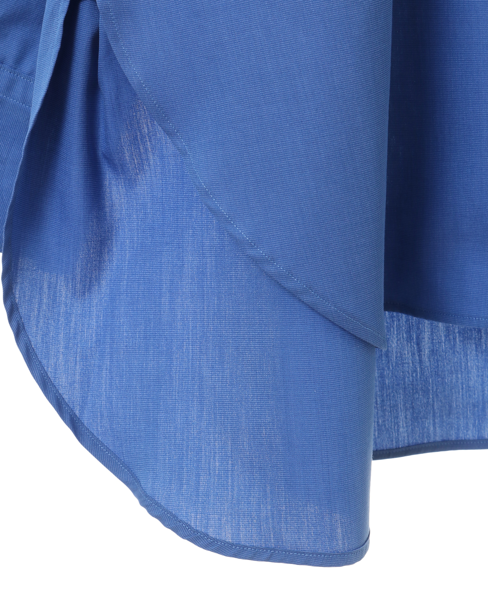 CURRENTAGE/SHIRTS CLOTH レギュラーカラーシャツ 詳細画像 ブルー 5