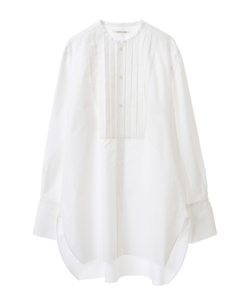 CURRENTAGE/Collarless dress shirts 詳細画像 ホワイト 1