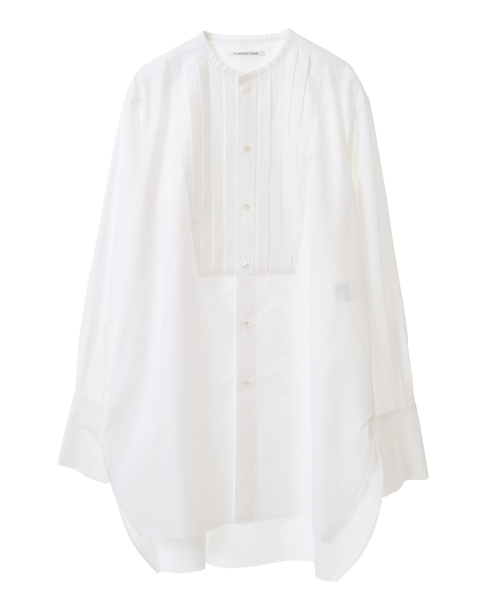 CURRENTAGE/Collarless dress shirts 詳細画像 ホワイト 3