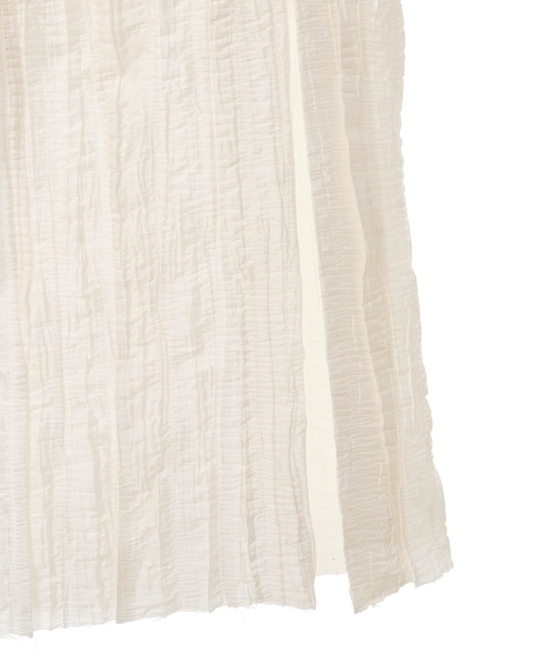 CURRENTAGE/Layer long skirt 詳細画像 ホワイト 8