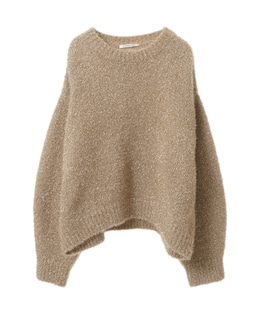 CURRENTAGE/Lame Pullover Knit