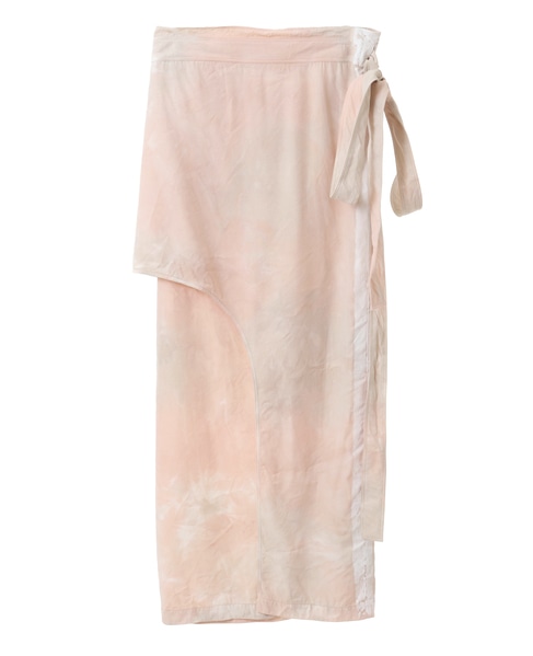 【CURRENTAGE/カレンテージ】pink camouflagewrap skirt 詳細画像 ピンクベージュ 1