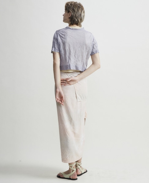 【CURRENTAGE/カレンテージ】pink camouflagewrap skirt 詳細画像 ピンクベージュ 10