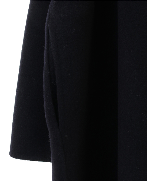 【CURRENTAGE/カレンテージ】Double face cloth long coat 詳細画像 ネイビー 6