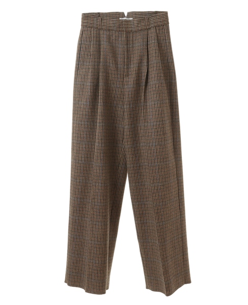 【CURRENTAGE/カレンテージ】Lovat tweed wide pants 詳細画像 チェック 1