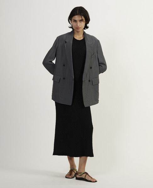 【CURRENTAGE/カレンテージ】Double jacket 詳細画像 グレー 8