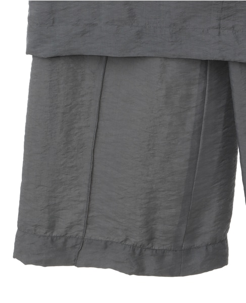 【CURRENTAGE/カレンテージ】Layered pants 詳細画像 グレー 5