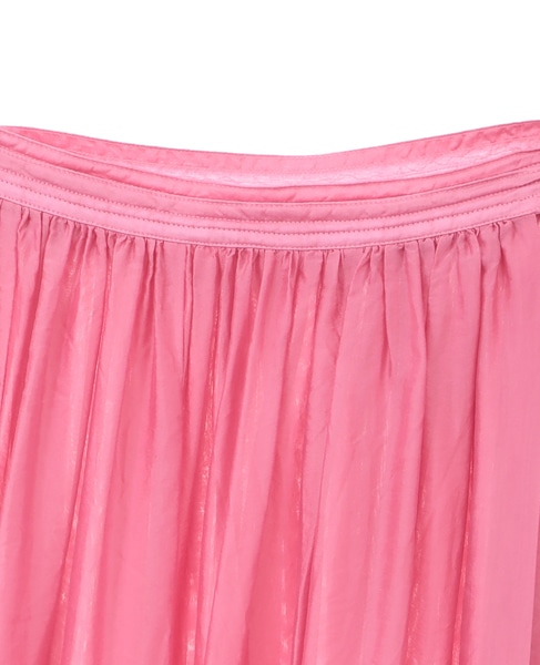 【CURRENTAGE/カレンテージ】Silk capra skirt 詳細画像 ピンク 11