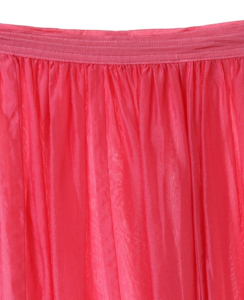 【CURRENTAGE/カレンテージ】Silk capra skirt 詳細画像 ピンク 3