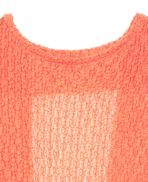 【CURRENTAGE/カレンテージ】Raschel lace bodysuit 詳細画像 オレンジ 3