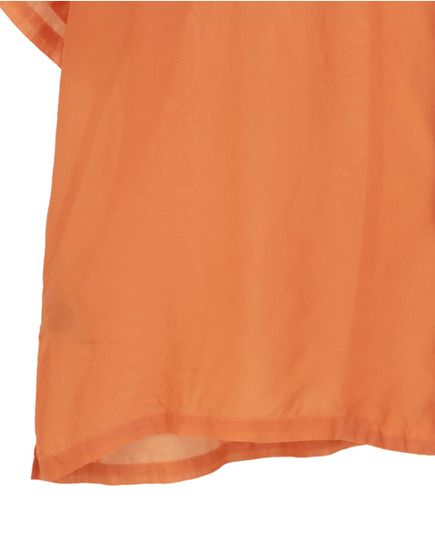 Silk cupra shirt(MEN'S) 詳細画像 オレンジ 5