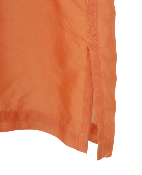 Silk cupra shirt(MEN'S) 詳細画像 オレンジ 9