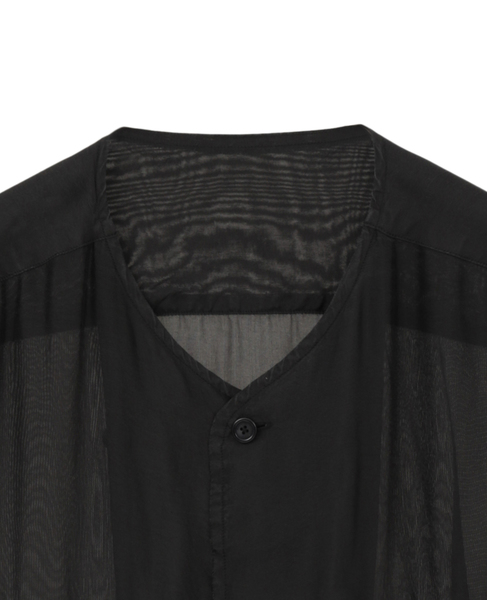 Silk cupra shirt(MEN'S) 詳細画像 ブラック 3