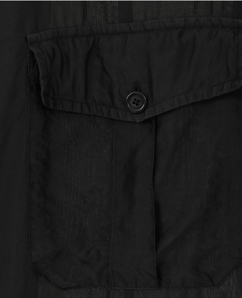 Silk cupra shirt(MEN'S) 詳細画像 ブラック 6
