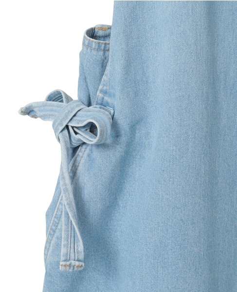 【CURRENTAGE/カレンテージ】Loose fitting overall 詳細画像 アイスブルー 4