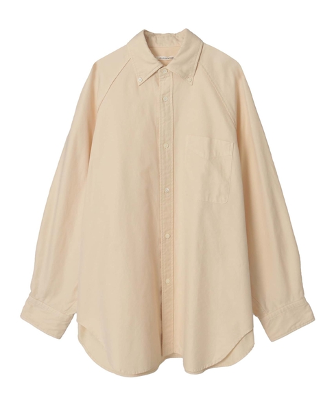 【CURRENTAGE/カレンテージ】Raglan Ox shirt 詳細画像 ベージュ 1