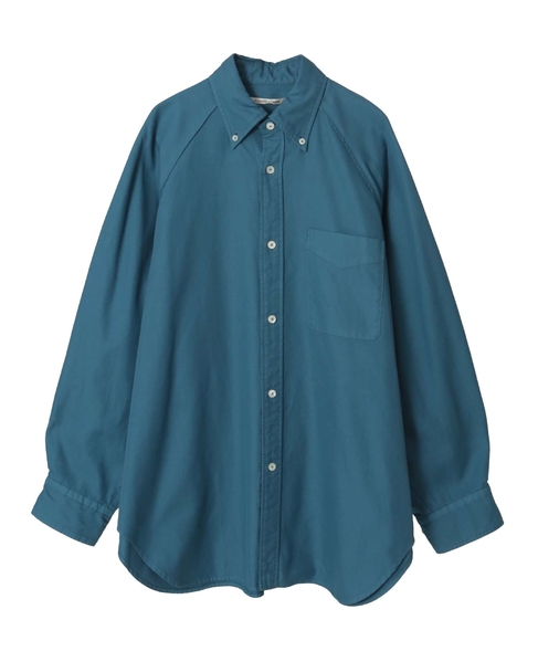 【CURRENTAGE/カレンテージ】Raglan Ox shirt 詳細画像 ブルー 2