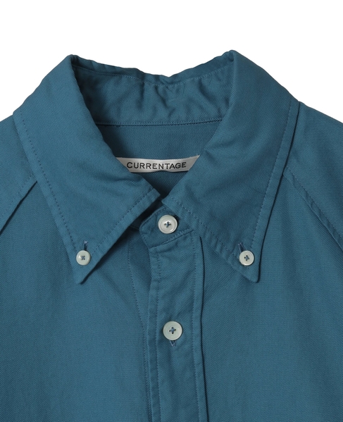 【CURRENTAGE/カレンテージ】Raglan Ox shirt 詳細画像 ブルー 4