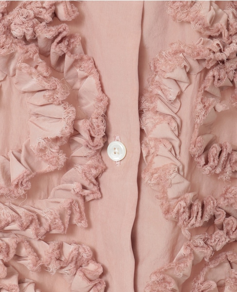 【CURRENTAGE/カレンテージ】Ruffle vest 詳細画像 ピンク 10