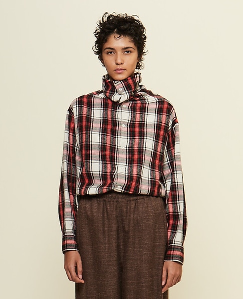 【CURRENTAGE/カレンテージ】Original flannel shirt 詳細画像 レッド 1