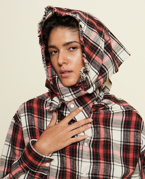 【CURRENTAGE/カレンテージ】Original flannel shirt 詳細画像 レッド 2