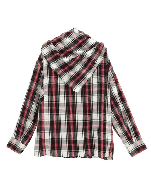 【CURRENTAGE/カレンテージ】Original flannel shirt 詳細画像 レッド 3